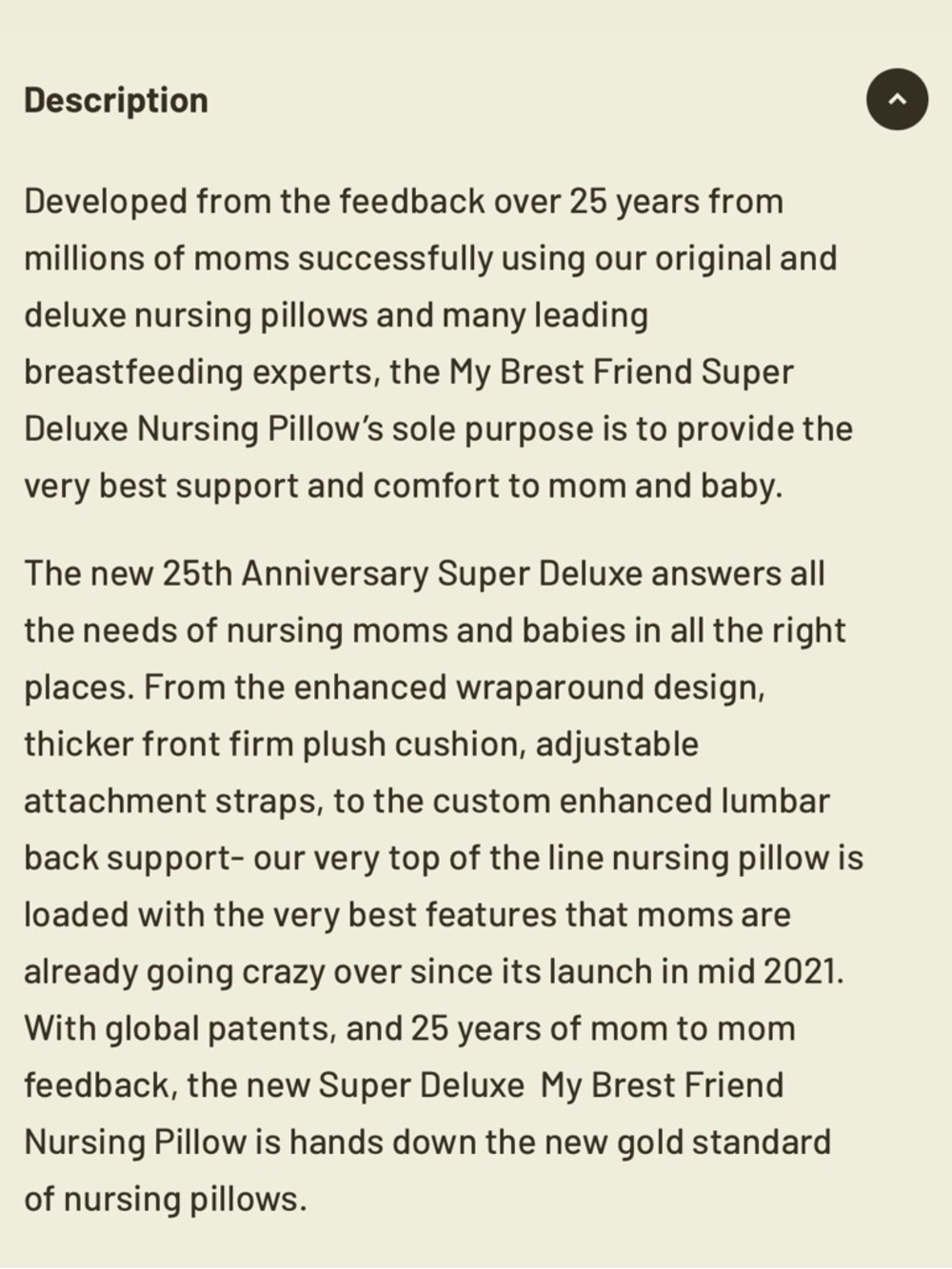 My Brest Friend Super Deluxe Nursing Pillow - Picture 12 of 12